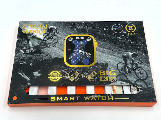 Smartwatch Zt07 Ultra Max 2 20' 49 Χιλιοστών Πορτοκαλί