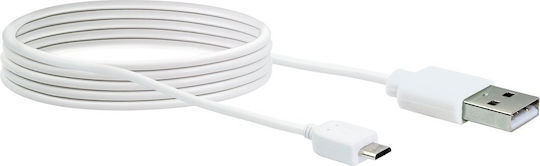 Schwaiger 2m Regular USB 2.0 to micro USB Cable White (LK200M532)