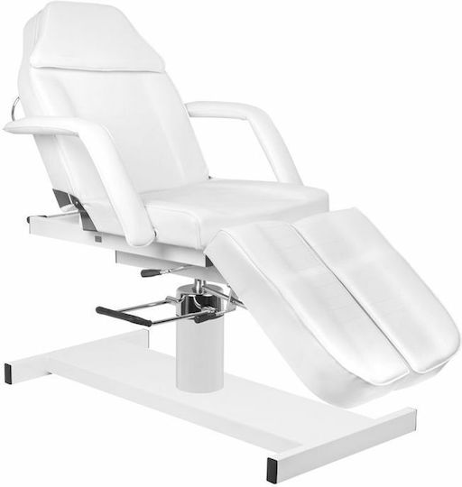 Elegant Furniture Καρέκλα Αισθητικής Λευκή με Υδραυλική Ανύψωση