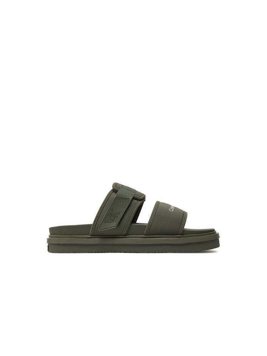 Calvin Klein Herren-Sandalen Grün