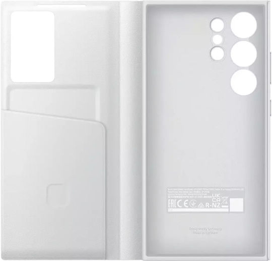 Samsung Smart View Wallet Πλαστικό Λευκό (Galaxy S24 Ultra)