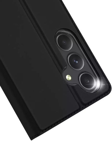 Dux Ducis Skin Pro Книга Изкуствена кожа / Кожа Черен (Samsung Galaxy S24 Plus)