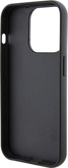 Karl Lagerfeld Gripstand Saffiano Choupette Pins Umschlag Rückseite Kunststoff Schwarz (iPhone 14 Pro Max)