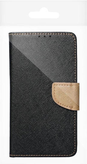 Fancy Brieftasche Leder Schwarz (Samsung S24 Ultra)