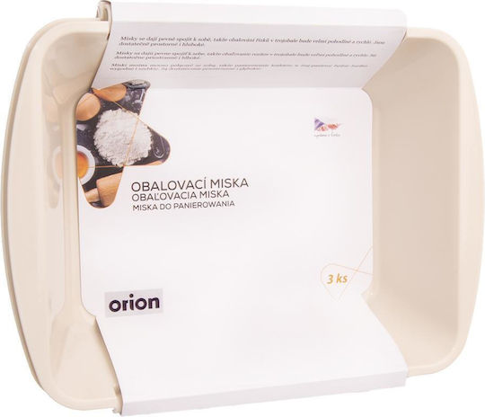 Orion Bol de Amestecare Plastic cu Diametru de 26cm și Înălțime de 20cm. 3buc