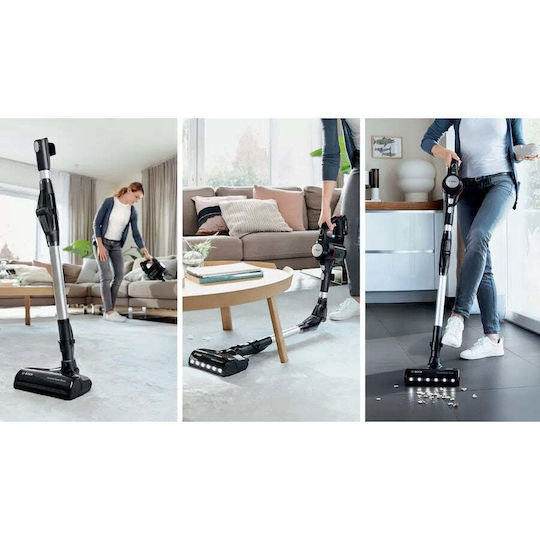Bosch Unlimited 7 Επαναφορτιζόμενη Σκούπα 2 σε 1 Stick & Χειρός 18V Μαύρη