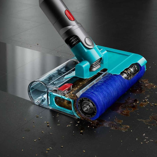 Dyson V15s Detect Submarine Επαναφορτιζόμενη Σκούπα 2 σε 1 Stick & Χειρός Yellow / Iron / Nickel