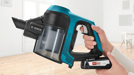 Bosch Wiederaufladbar Stielstaubsauger 18V Blau BBS611LAG
