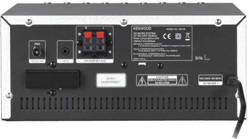Kenwood Ηχοσύστημα 2.0 M-9000S M-9000S-S 100W με CD / Digital Media Player, WiFi και Bluetooth Ασημί