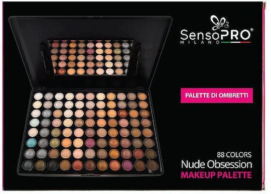 SensoPro Παλέτα με Σκιές Ματιών Matte σε Στερεή Μορφή Nude Obsession