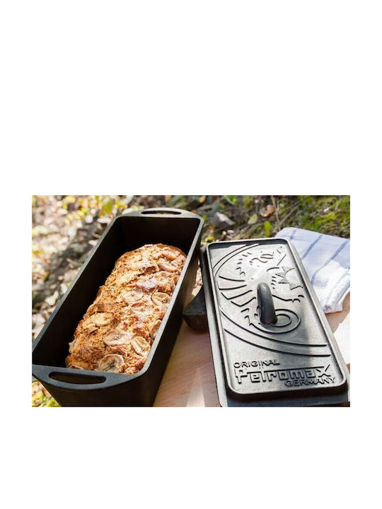 Petromax No Coating Cast Iron Bread Baking Pan K4 34x13.5cm