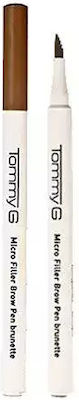 TommyG Micro Filler Bleistift für Augenbrauen Brow Pen N.02 Brunette