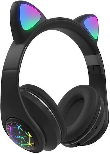 Cat M2 Wireless / Wired Over Ear Headphones with 8 hours of Operation Black