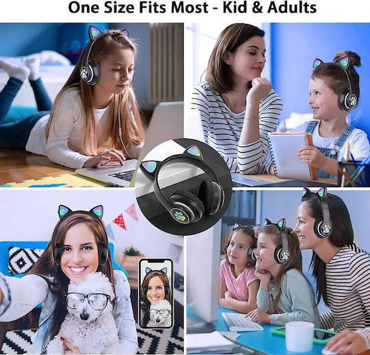 L450 Wireless / Wired On Ear Headphones with 10 hours of Operation Black