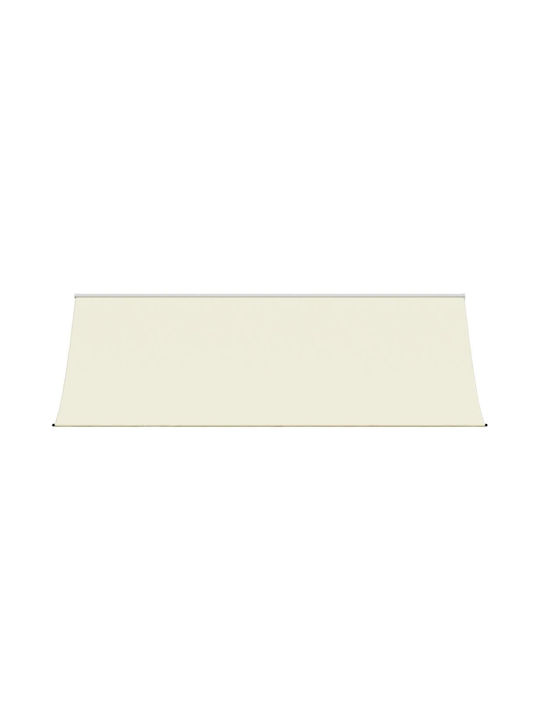 vidaXL Terrace Wall Tent with LED Light Beige 4x1.5cm