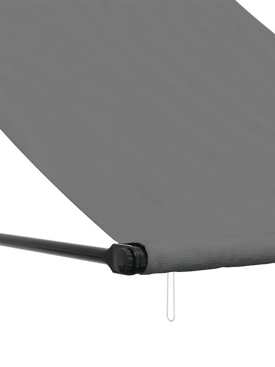 vidaXL Terrace Wall Tent with LED Light Gray 1.5x1.5cm