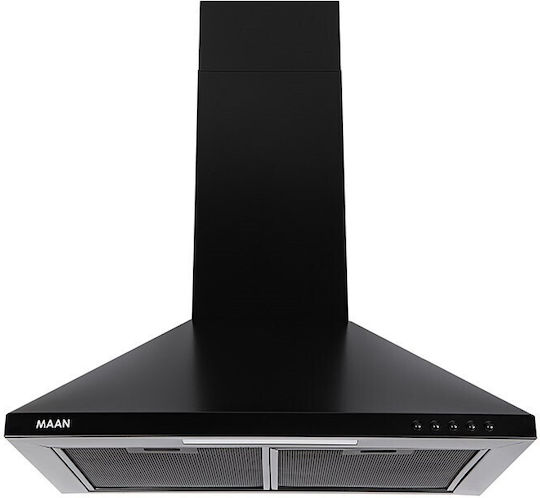 Maan Vela 2 60 Απορροφητήρας Καμινάδα 60cm Μαύρος