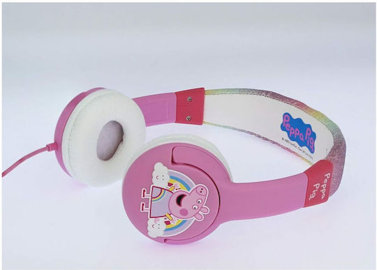 OTL Peppa Pig Glitter Rainbow Peppa Kids Headphones Kabelgebunden Kinder Am Ohr Kopfhörer Rosa