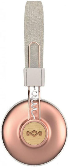 The House Of Marley Positive Vibration 2 Wireless Over Ear Headphones with Radio with 12 Hours Playing Time Copper
