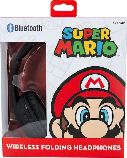 OTL Super Mario Icon Fără fir / Cu fir Pentru copii Over Ear Căști cu 30 ore de Funcționare Negre