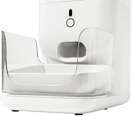 Catlink Automatisches Silikon Futter- und Wasserschale für Hund & Katze 4lt 36cm in Weißer Farbe mit WLAN