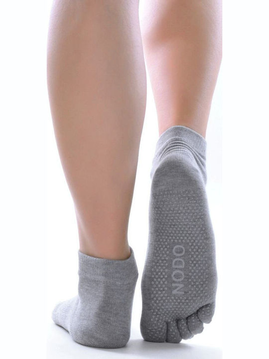NODO Κάλτσες για Yoga/Pilates Γκρι 1 Ζεύγος