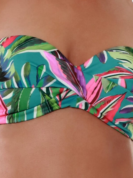 Bluepoint Fără bretele Top bikini GREEN