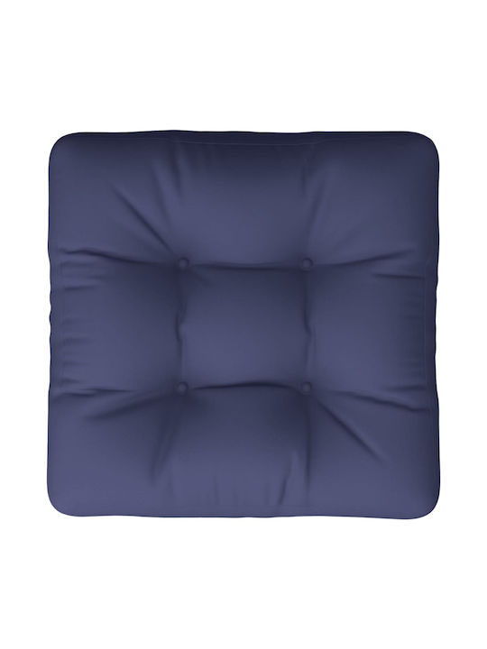 vidaXL Waterproof Bench Cushion Palette Navy Blue 50x50cm