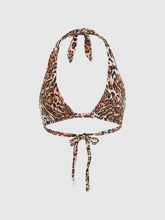 Bikini Triunghi Animal Print Maro