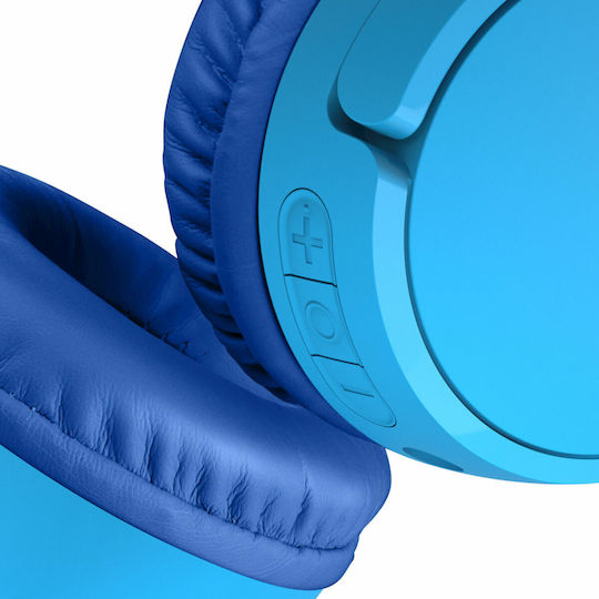 Belkin Soundform Mini Wireless / Wired On Ear Headphones with 30 hours of Operation Light Blue