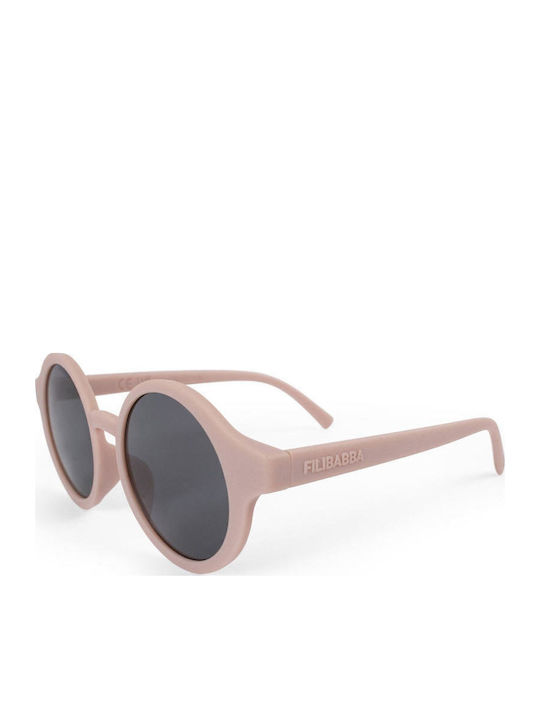 Filibabba Round Kids Sunglasses Purple For 1-3 Years