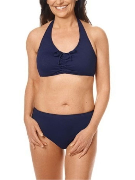 Amoena Sports Bra Bikini Top Blue