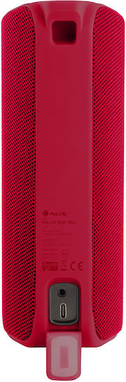 NGS Roller Reef Αδιάβροχο Ηχείο Bluetooth 10W με Διάρκεια Μπαταρίας έως 4 ώρες Κόκκινο
