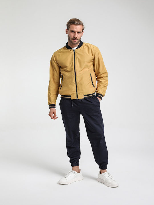 Zen And Zen Men's Jacket Blue-yellow