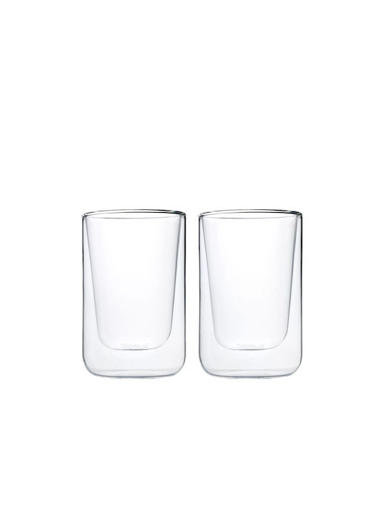 Blomus Set de pahare Cafea / Cafea grecească Freddo din Sticlă 250ml 2buc