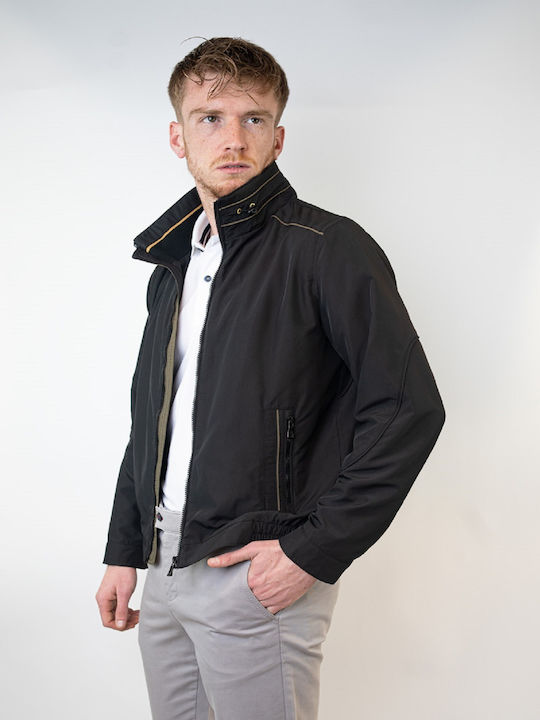 Zen And Zen Herren Jacke Lässig Schwarz