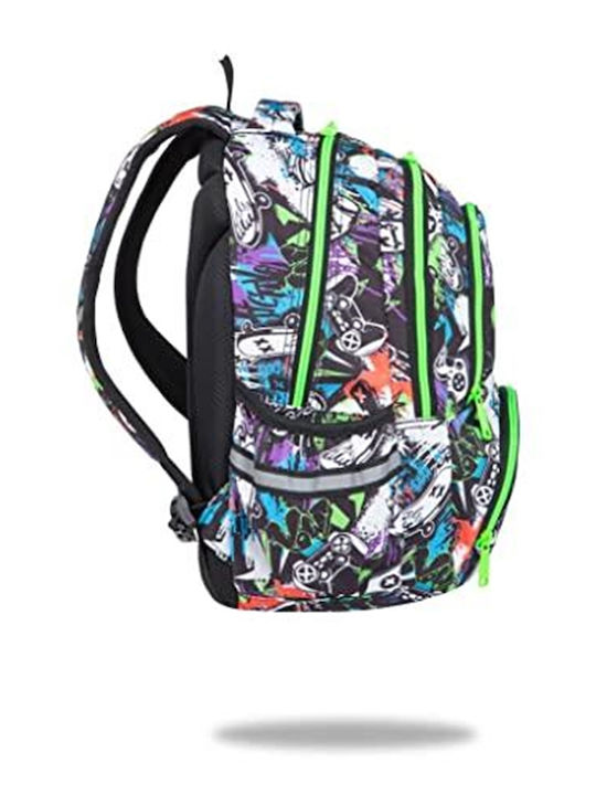 Coolpack Spiner Termic School Bag Backpack Multicolour with Water Bottle Holder 24Liters