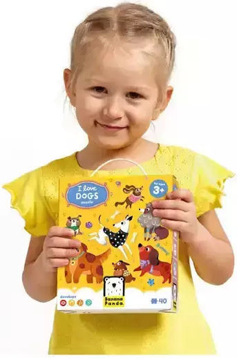 Kinderpuzzle für 3+ Jahre alt+ Jahre Banana Panda