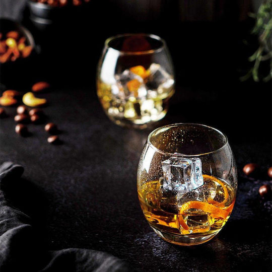 Luigi Ferrero Set of Glasses Whiskey / Cocktail/Drinking made of Glass 405ml 6pcs