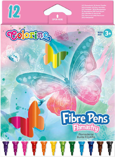 12 цвята писалки за филц Dreams Colorino