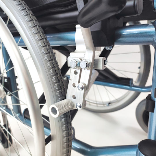 Vita Orthopaedics Vita Orthopaedics Folding Light Type Wheelchair 24 Inches Blue