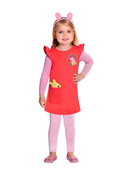Αποκριάτικη Παιδική Στολή Peppa Pig Πέππα Γουρουνάκι