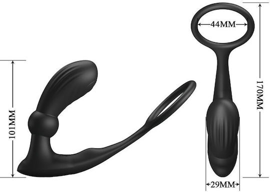 Pretty Love Warren Schwarzer Anal Ring & Vibrator
