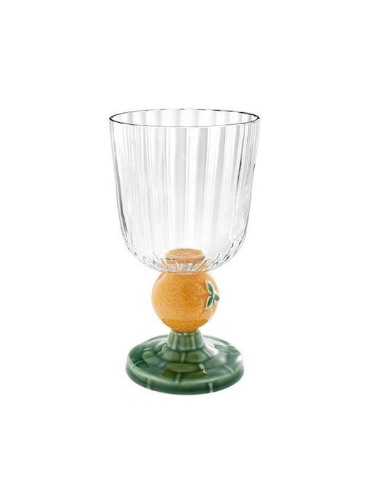Bordallo Pinheiro Glas Likör/Ouzo aus Glas in Orange Farbe