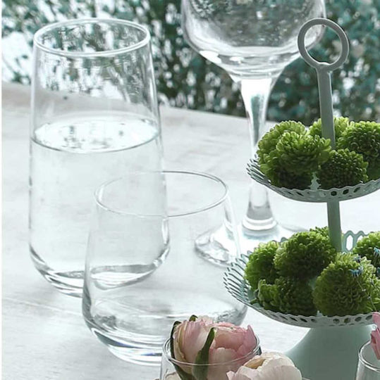 LAV Set Gläser Wasser aus Glas 480ml LVLAL37648 6Stück