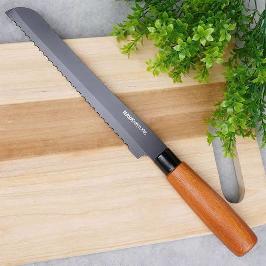 Nava Nature Messer Brot aus rostfreiem Stahl 32cm