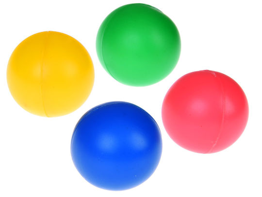 Bunte Bälle Ball in einem Netz 4 Stück Sp0775