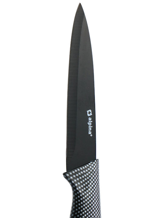 Alpina Appliances Black Knife Set from Stainless Steel 6pcs