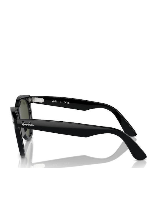 Ray Ban Wayfarer Feminini Ochelari de soare cu Negru Cadru și Verde Lentilă