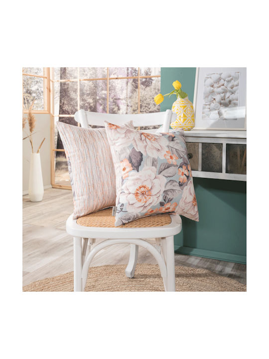 Teoran Decorative Pillow Case Elda From 100% Cotton Novelda 30x50cm